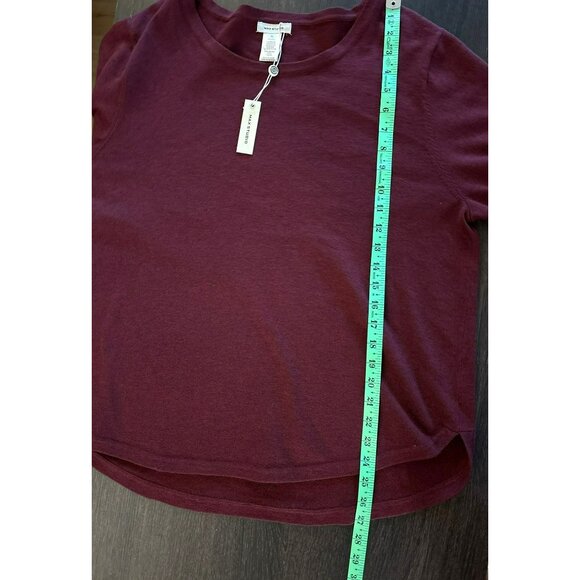 NWT Max Studio Heathered Burgundy Bell Sleeve Sweater Size XL - Picture 9 of 9